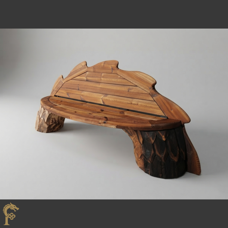 Myteb�nken � skulpturel parkb�nk i tr�